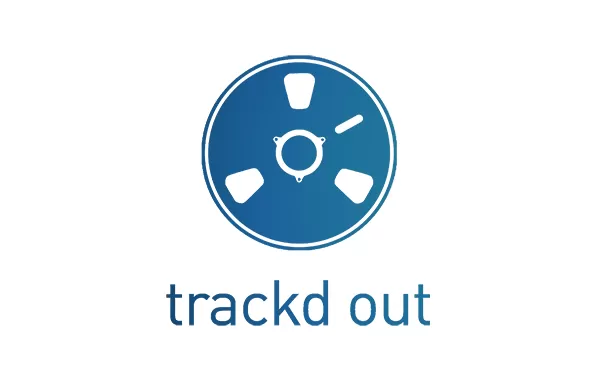 Trackd Out Recording Tape Logo